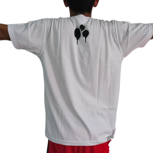 Camiseta Fat Cap New Collection blanca "Gansgta Cap" - Imagen 2